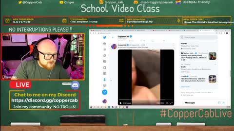 Coppercab shows off his Belle Delphine condom collection