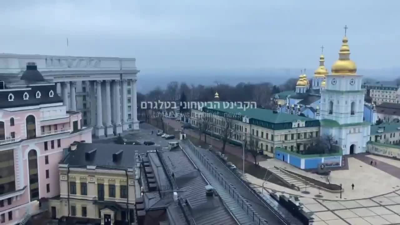 Air raid sirens in Kiev