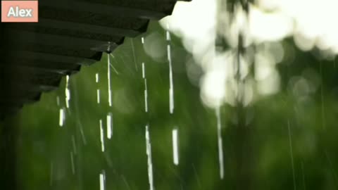 Sleep instantly within 3 minutes heavy Rain Sound thunder ⛈️⚡ Strom