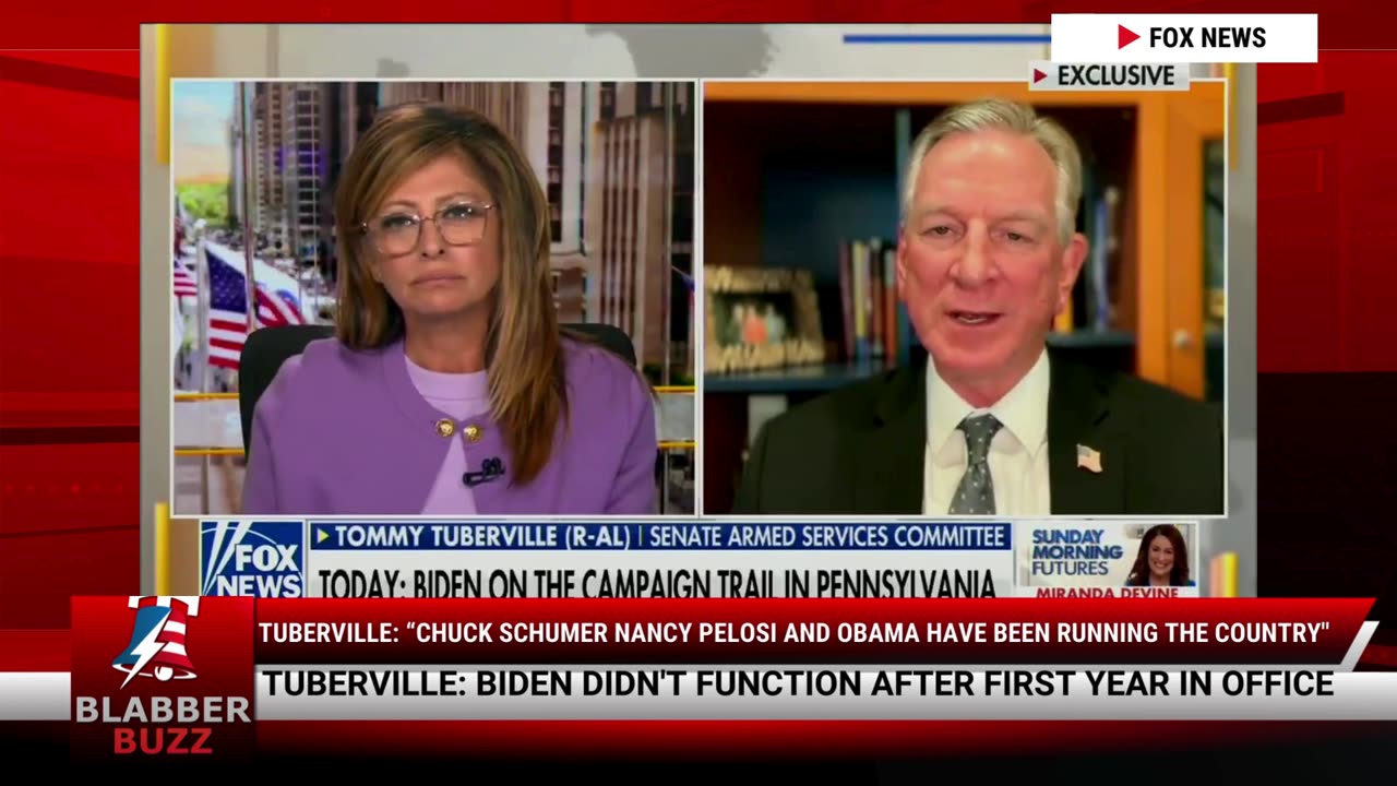 Tuberville: “Chuck Schumer Nancy Pelosi And Obama Have Been Running The Country"