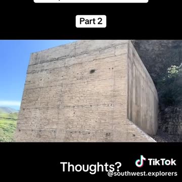 CONCEALED STRUCTURE ATTACHED TO A MOUNTAIN