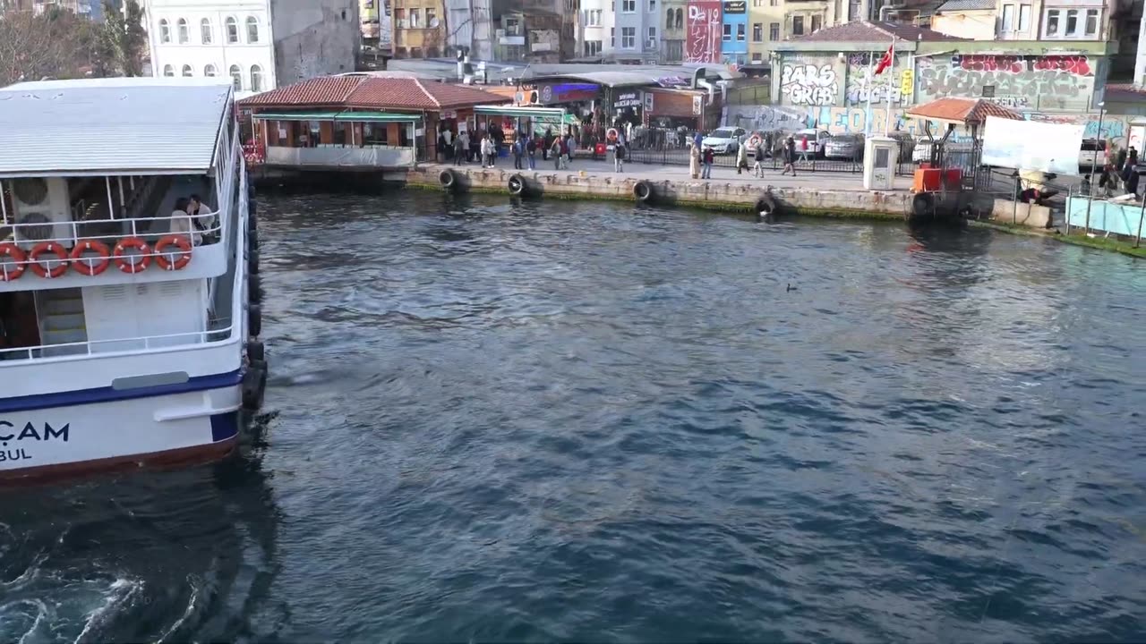 Eminonu and Karakoy relaxing walking ｜ Istanbul