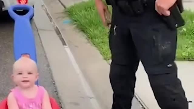 Baby almost got away