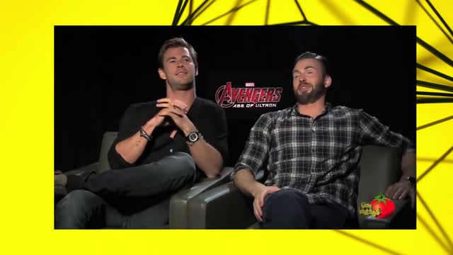 Funny moments with the actors of the movie Avengers