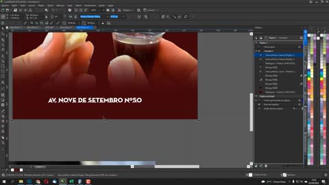 Como fazer cartaz para igreja corel Draw