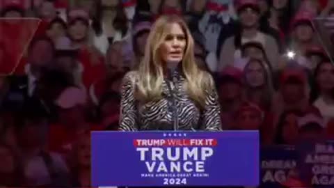 Melania Trump at Madison Square Garden, 2024