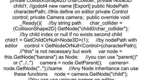 GODOT C referencing current node