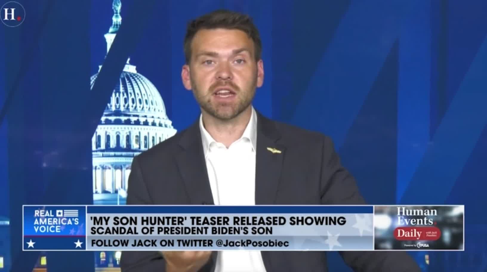 Jack Posobiec on "My Son Hunter": "Can we invite Hunter Biden to the premiere?"