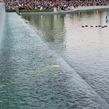 Waterfall-fountain, Bellevue Downtown Park, Washington