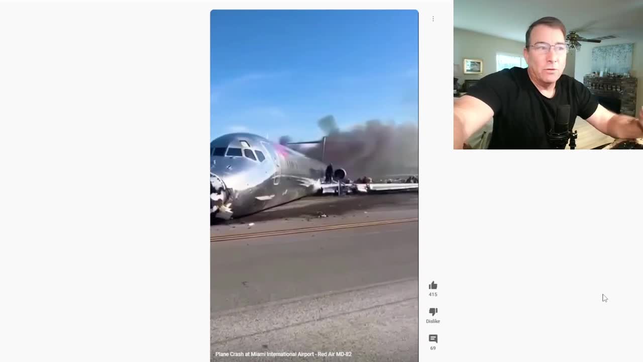 RedAir MD-82 Gear Collapse Miami FL 21 June 2022