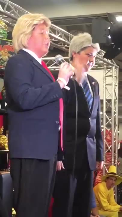 Trump and Biden Visit SLCC Cosplay Contest Speech