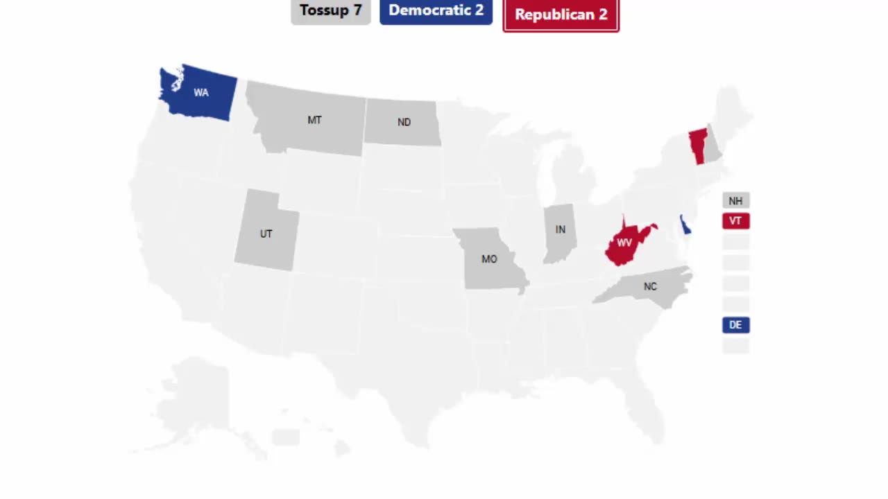 Final 2024 Gubernatorial Election Prediction (11/3/24)