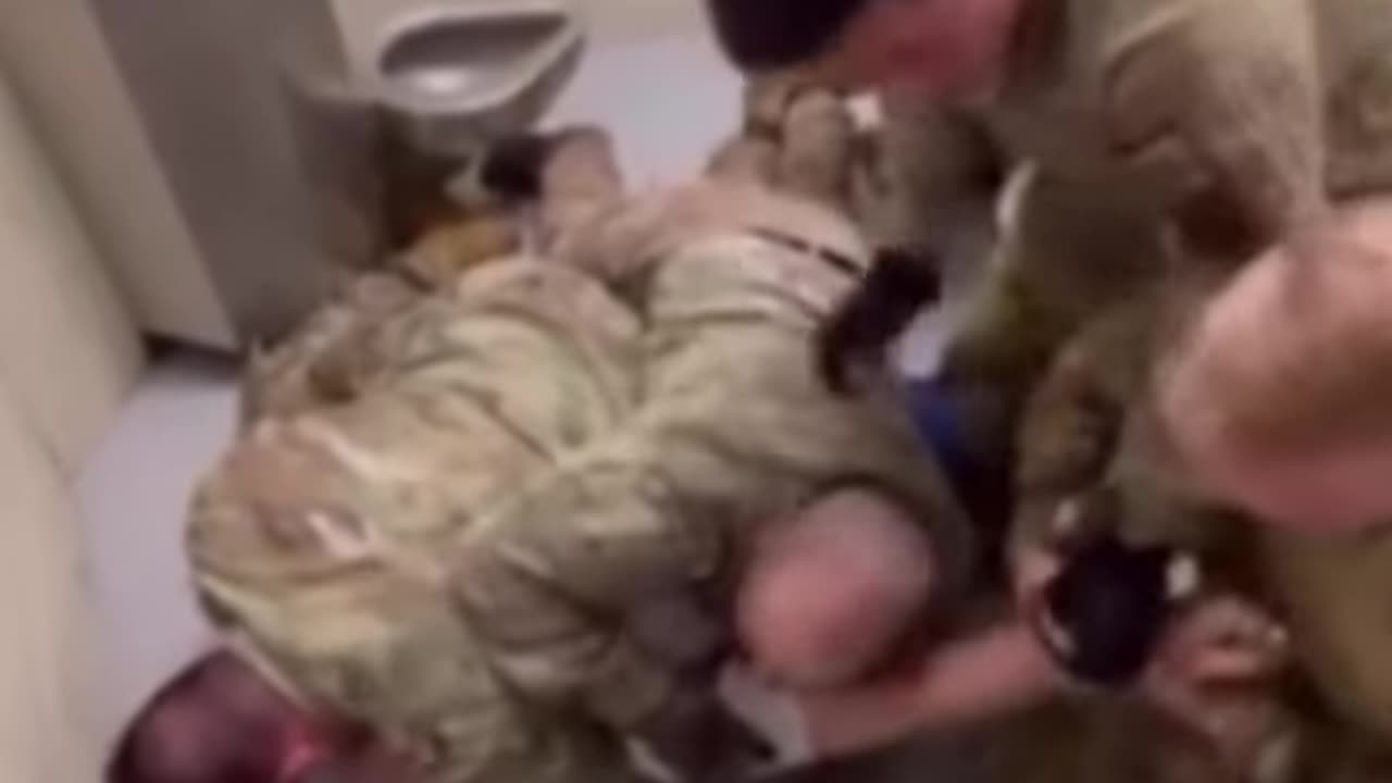 This is how an 18 year active duty Service Member was treated for refusing the jab.