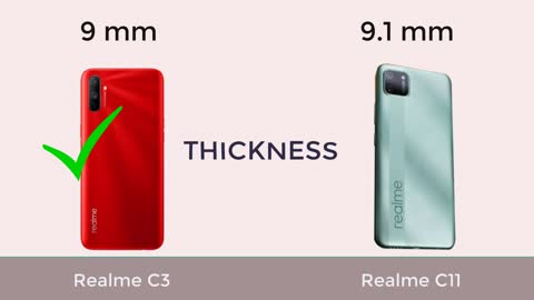 Realme 11 Vs Realme C3.