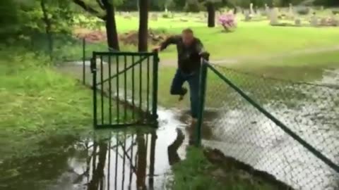 Man vs Puddle