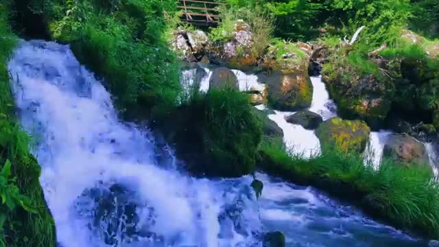 Relaxing waterfall video