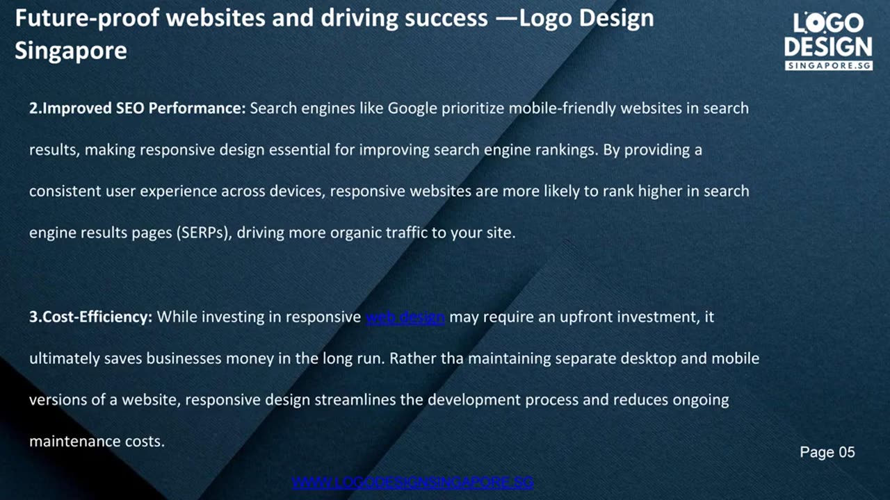 Future-proof websites and driving success — Logo Design Singapore