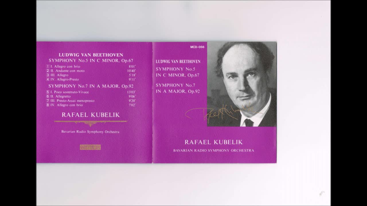 Beethoven - Symphony No.7 Kubelik BRSO live