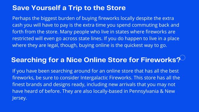 Order Fireworks Online