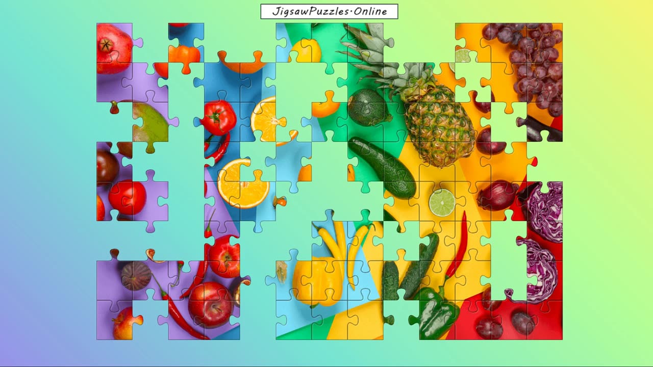 Fruits and Vegetables Jigsaw Puzzle Online