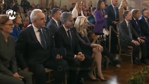 Blinken, recoils with an exasperated look