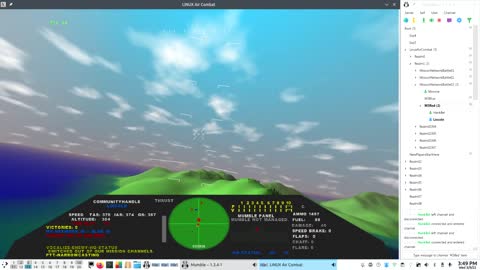 Linux Air Combat FriendlyTussle F4uVsSpit9 09Mar2022 Part 3
