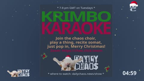 KRIMBO KARAOKE ~ Daily Chaos