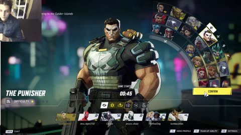 Marvel Rivals Online Match #1 On The PC While Playing As The Punisher Character