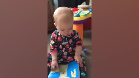 Funny baby video you cannot miss
