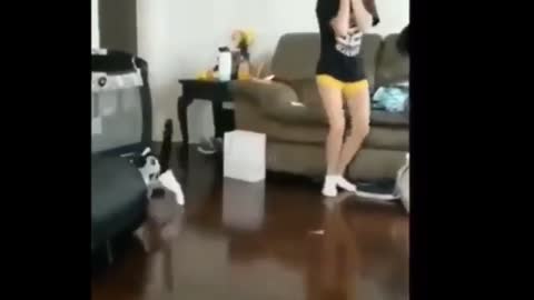 Cat vs Girl Street Fighter Cat