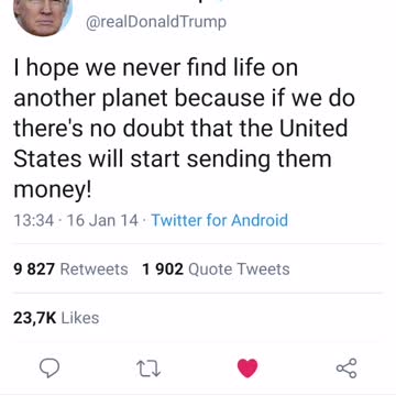 Genius Chirp but President Trump