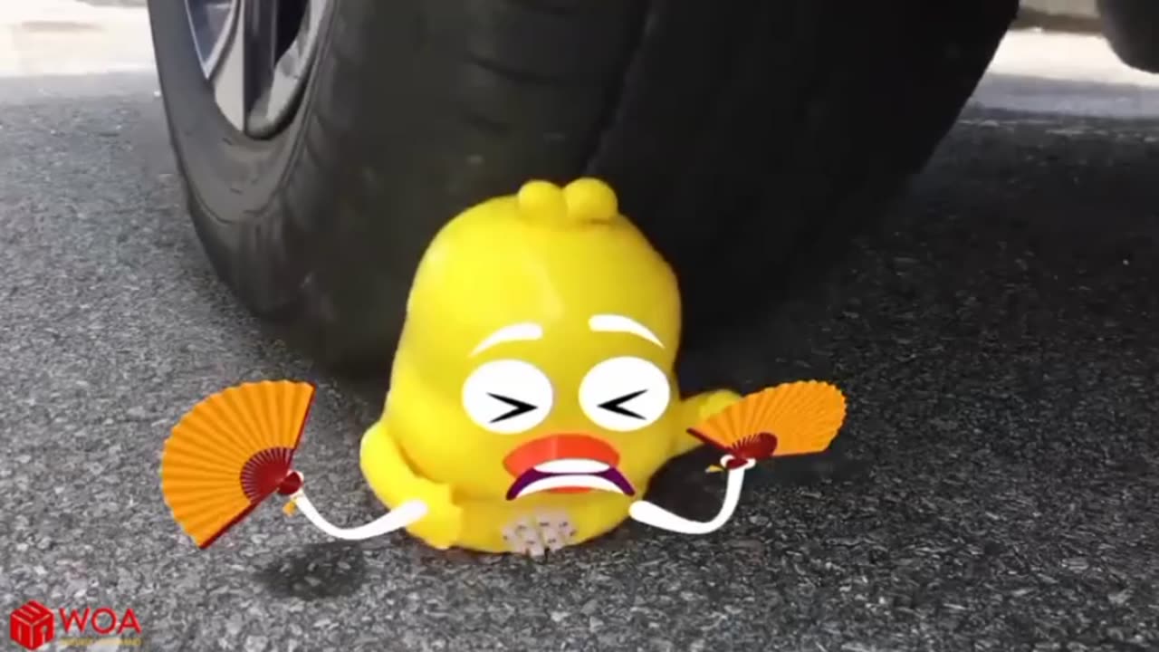 Crash Ball and monster bye whiles car