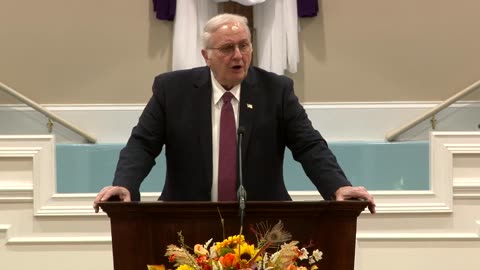 Pastor Charles Lawson Wednesday Evening November 6, 2024