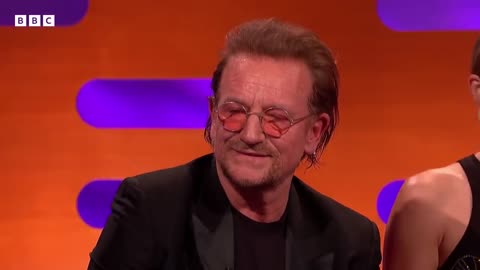 Bono sang to Frank Sinatra while drinking tequila 😲 @The Graham Norton Show ⭐️ BBC