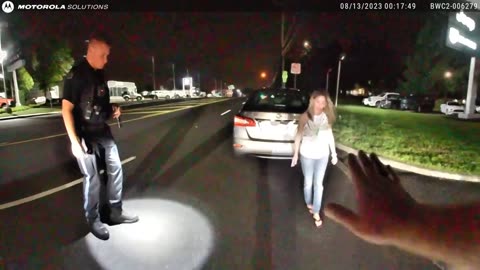 Stoned Woman Doesn't Realize She Fell Asleep at Light