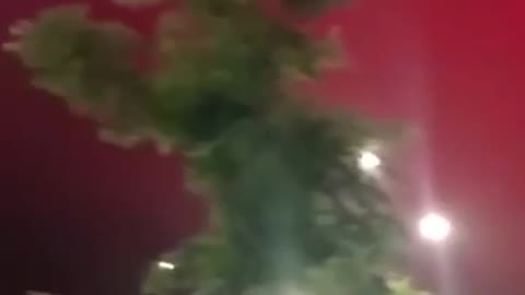 In China the sky turned red.