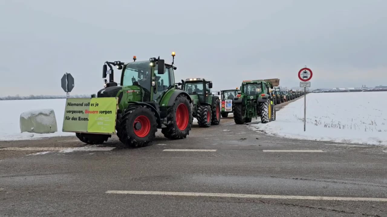 Masové protesty v Německu 8.1.2024