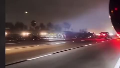 Multiple car accident due to fog be careful!