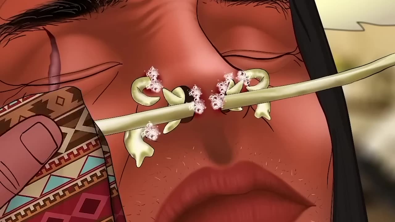 Satisfying ! ASMR Remove Bone Piercing From Nose Super Painful