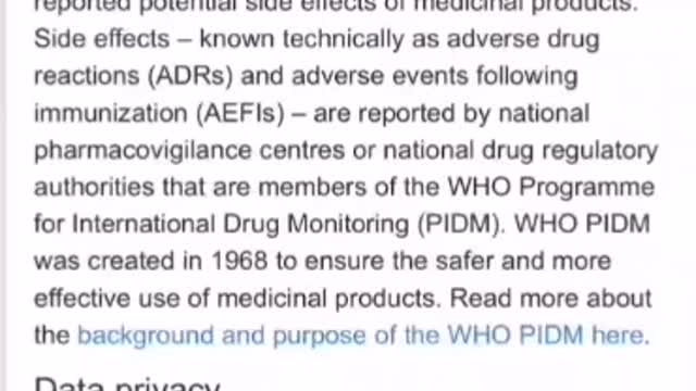 See the number of Adverse Drug Reactions (ADRs) from Covid-19 vaccine.