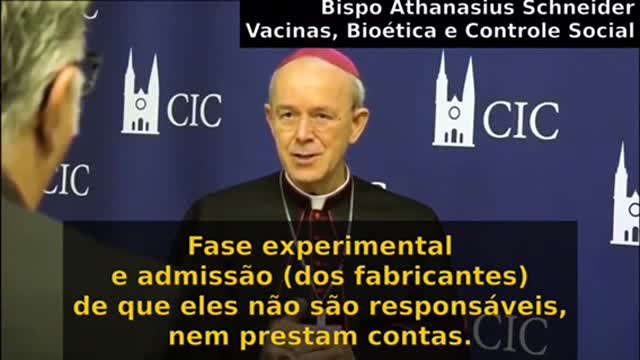 Bispo Athanasius Schneider fala sobre as inoculações