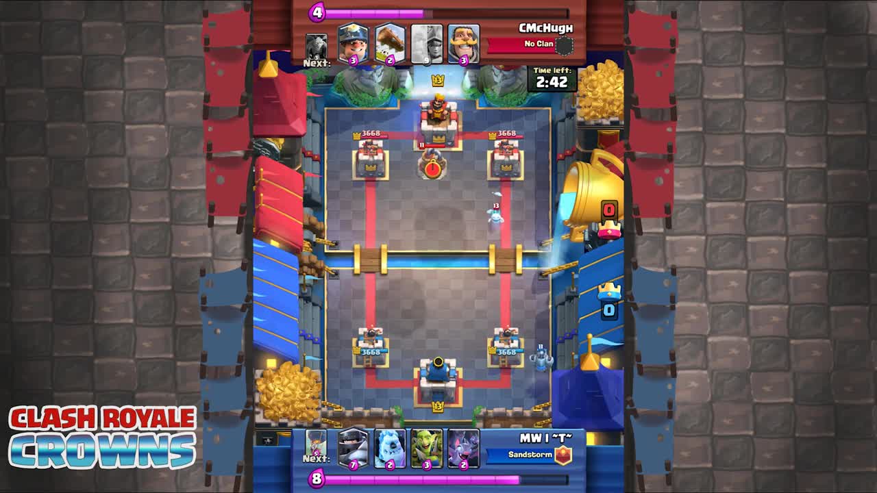 Clash Royale Deck 3.4 Elixir _ MEGA MINION _ MINER _ MEGA KNIGHT _ ICE GOLEM.mp4