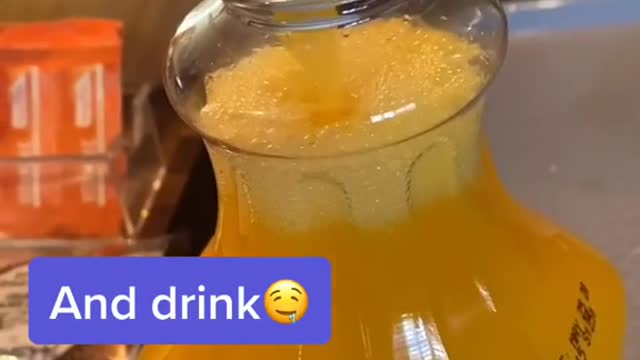 Orange Juice Making Tutorial