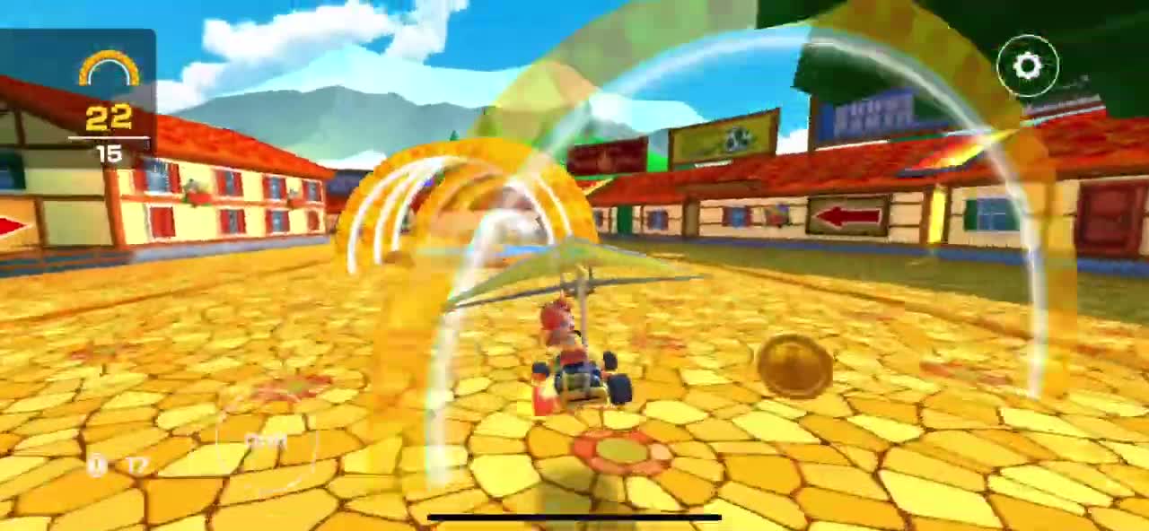 Mario Kart Tour - Baby Mario Cup Ring Race Challenge Cleared (Winter Tour)