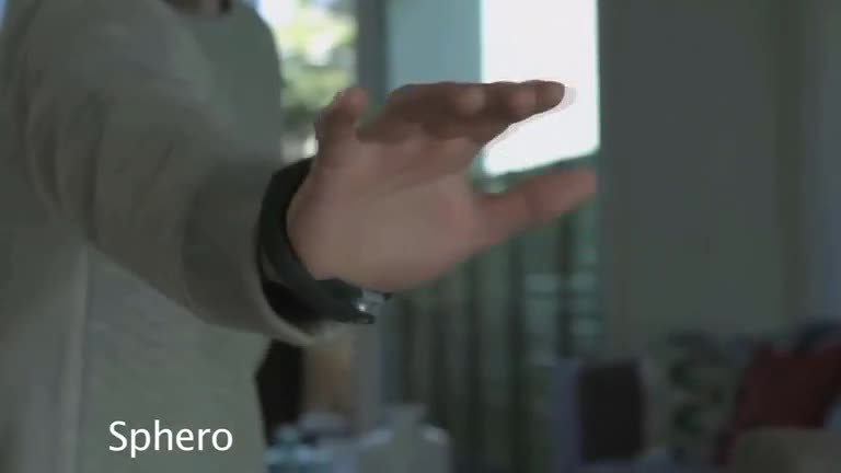 A toy Star Wars robot controlled by The Force