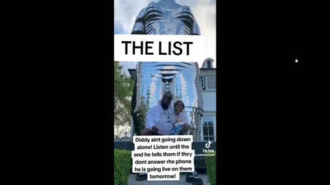 Diddy got names. And is calling them out??