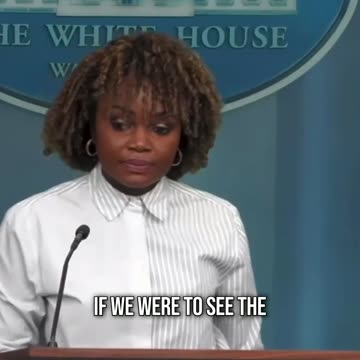 24 hours after the market tanked, KJP tells America: ‘This economy continues to be RESILIENT‘