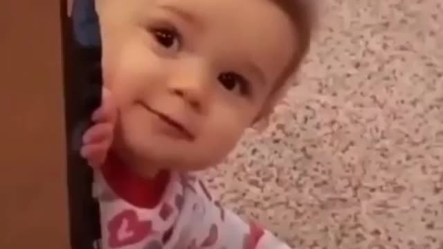 Baby first good morning