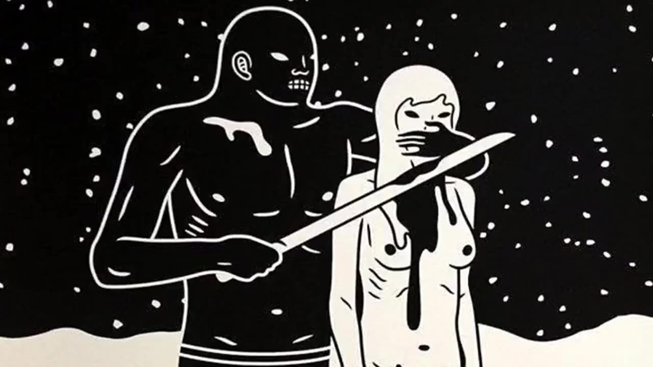 Rothschilds 'Artist' Cleon Peterson painted the huge mural below the Eifel tower...