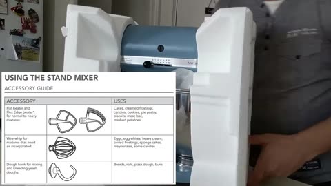 Unboxing the @kitchenaid Tilt Head Stand Mixer